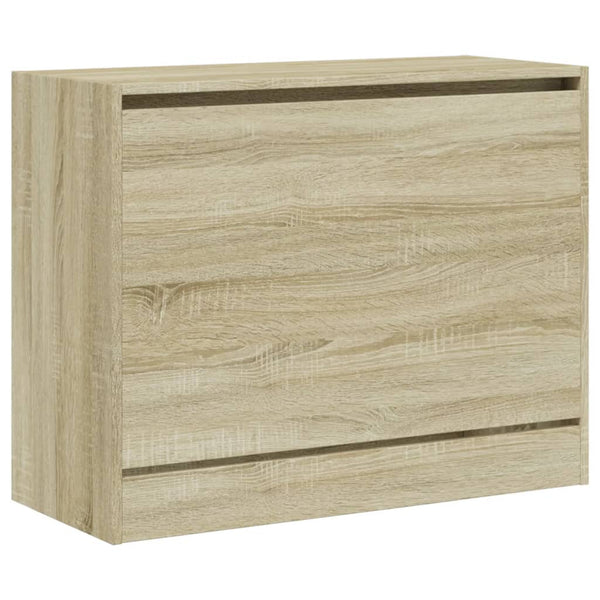 Schuhschrank Sonoma Eiche 80 cm
