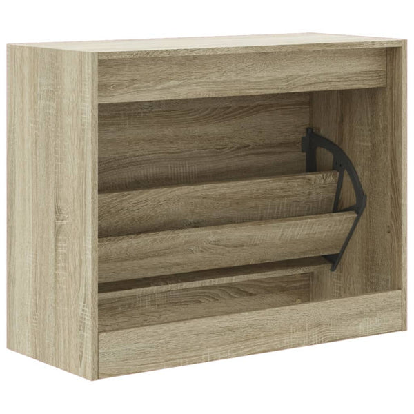 Schuhschrank Sonoma Eiche 80 cm