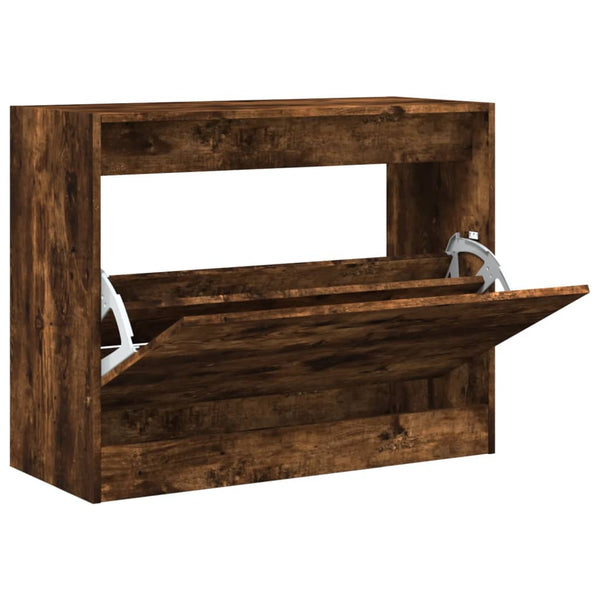 Schuhschrank Räuchereiche 80 cm