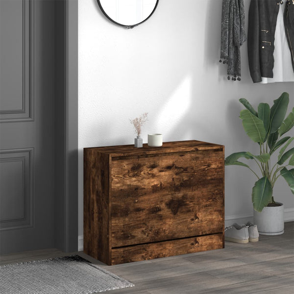 Schuhschrank Räuchereiche 80 cm