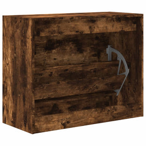 Schuhschrank Räuchereiche 80 cm