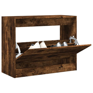 Schuhschrank Räuchereiche 80 cm