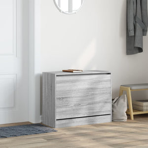 Schuhschrank Grau Sonoma 80 cm