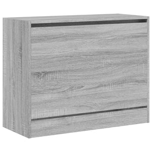 Schuhschrank Grau Sonoma 80 cm