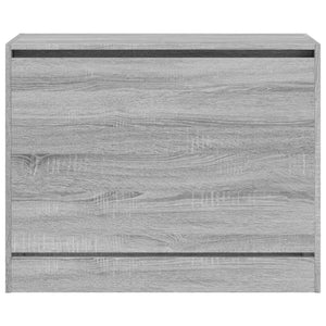 Schuhschrank Grau Sonoma 80 cm