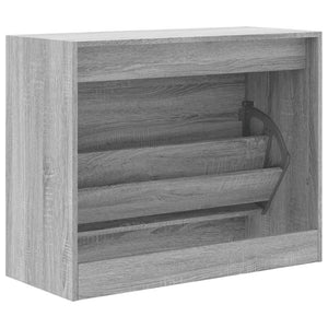 Schuhschrank Grau Sonoma 80 cm
