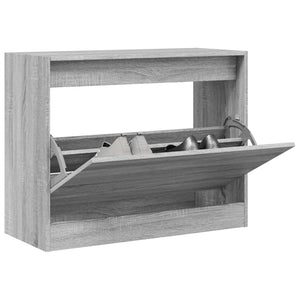 Schuhschrank Grau Sonoma 80 cm