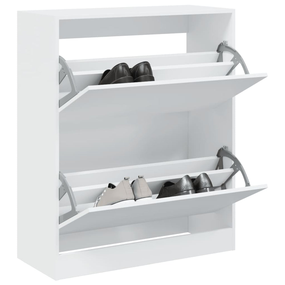 Weißer Schuhschrank aus Holz
