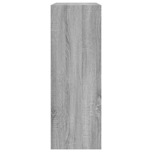 Schuhschrank Grau Sonoma 80 cm