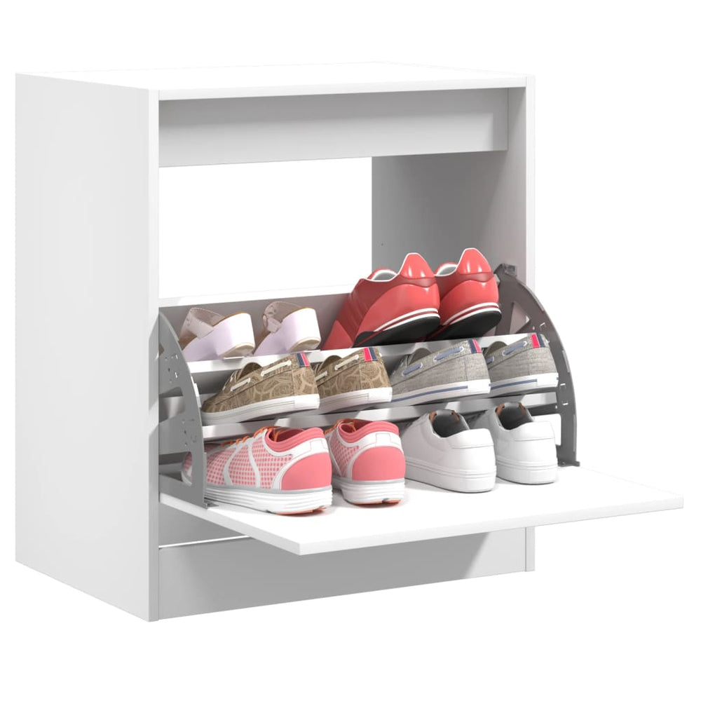 Weißer Schuhschrank 60 cm