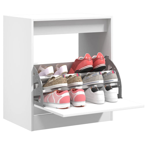 Weißer Schuhschrank 60 cm