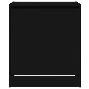 Schuhschrank Schwarz, Holz, 60 cm