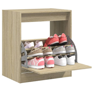 Schuhschrank Sonoma Eiche 60 cm