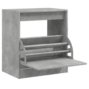 Betongrauer Schuhschrank 60 cm