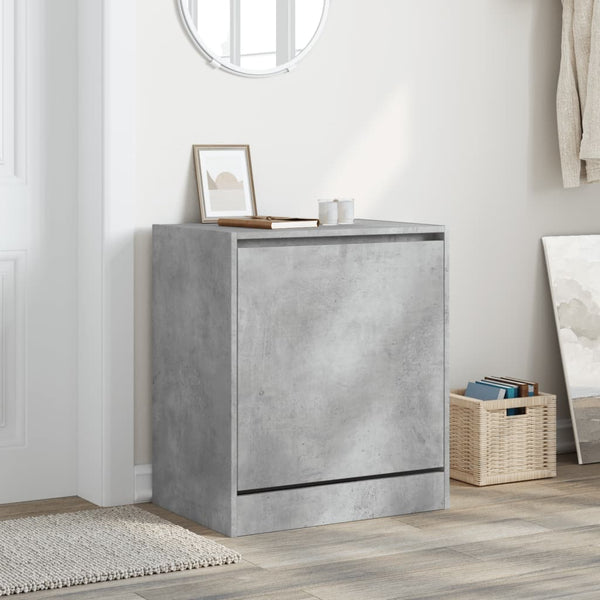 Betongrauer Schuhschrank 60 cm