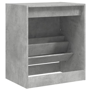 Betongrauer Schuhschrank 60 cm