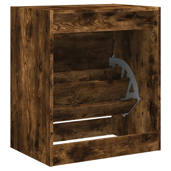 Schuhschrank Räuchereiche 60 cm