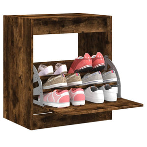 Schuhschrank Räuchereiche 60 cm