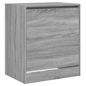 Schuhschrank Grau Sonoma 60 cm