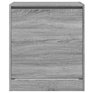 Schuhschrank Grau Sonoma 60 cm