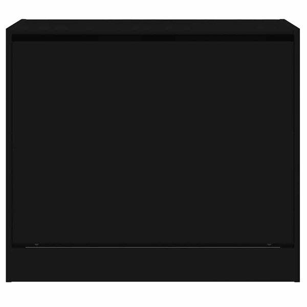 Schuhschrank Schwarz, 80 cm