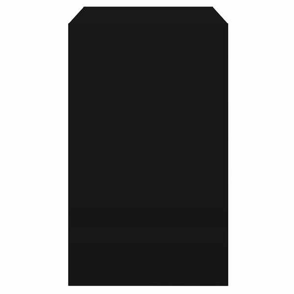 Schuhschrank Schwarz, 80 cm