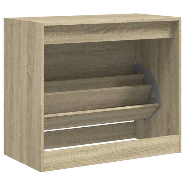 Schuhschrank Sonoma Eiche 80 cm