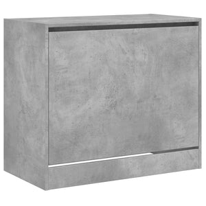 Betongrauer Schuhschrank 80 cm
