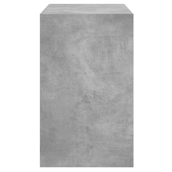 Betongrauer Schuhschrank 80 cm