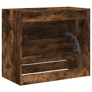 Schuhschrank Räuchereiche 80 cm