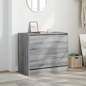 Schuhschrank Grau Sonoma 80 cm