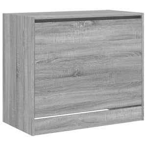 Schuhschrank Grau Sonoma 80 cm
