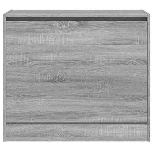 Schuhschrank Grau Sonoma 80 cm
