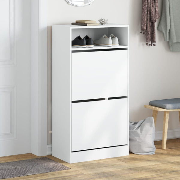 Weißer Schuhschrank 60 cm
