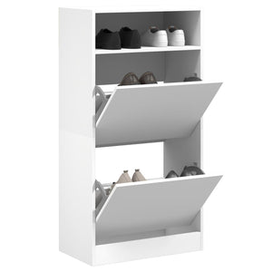 Weißer Schuhschrank 60 cm