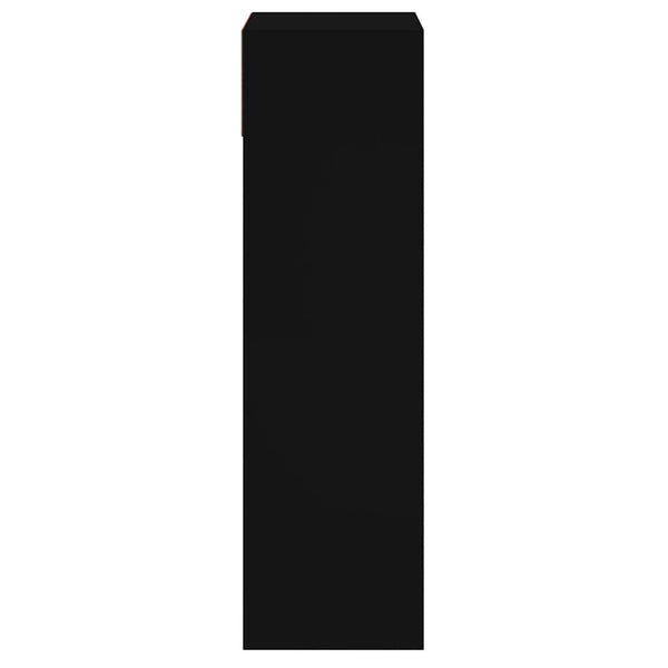 Schuhschrank Schwarz 60x34x116 cm
