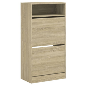 Schuhschrank Sonoma Eiche 60 cm