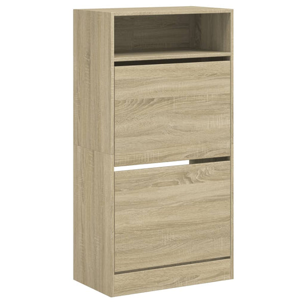 Schuhschrank Sonoma Eiche 60 cm