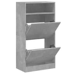 Schuhschrank Betongrau 60 cm