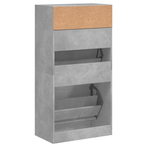 Schuhschrank Betongrau 60 cm
