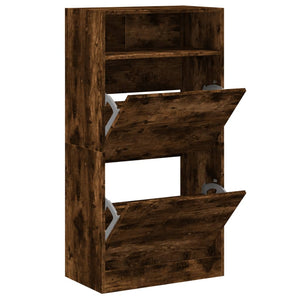 Schuhschrank Räuchereiche 60 cm