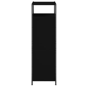 Schuhschrank Schwarz 60x34x112 cm