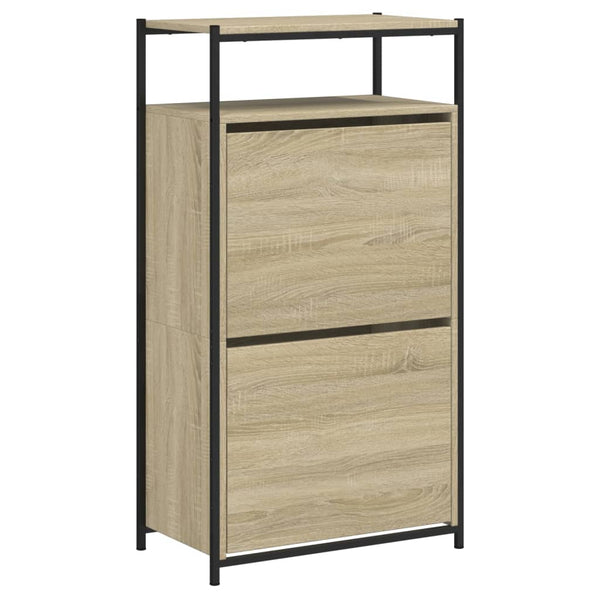 Schuhschrank Sonoma Eiche 60x34x112 cm