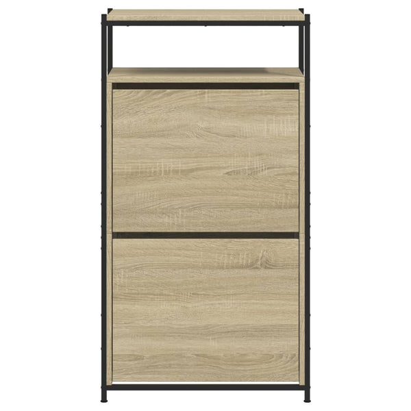 Schuhschrank Sonoma Eiche 60x34x112 cm