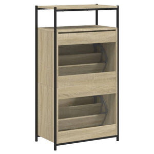 Schuhschrank Sonoma Eiche 60x34x112 cm