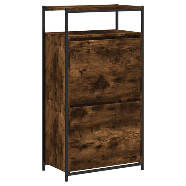 Schuhschrank Räuchereiche 60cm