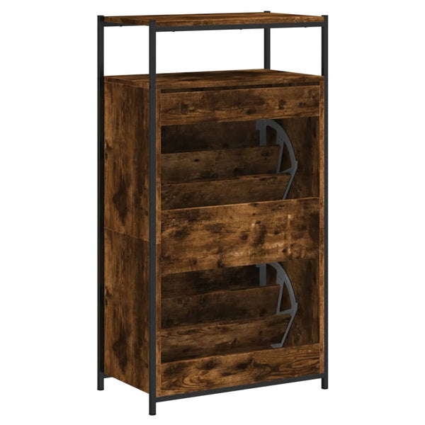 Schuhschrank Räuchereiche 60cm