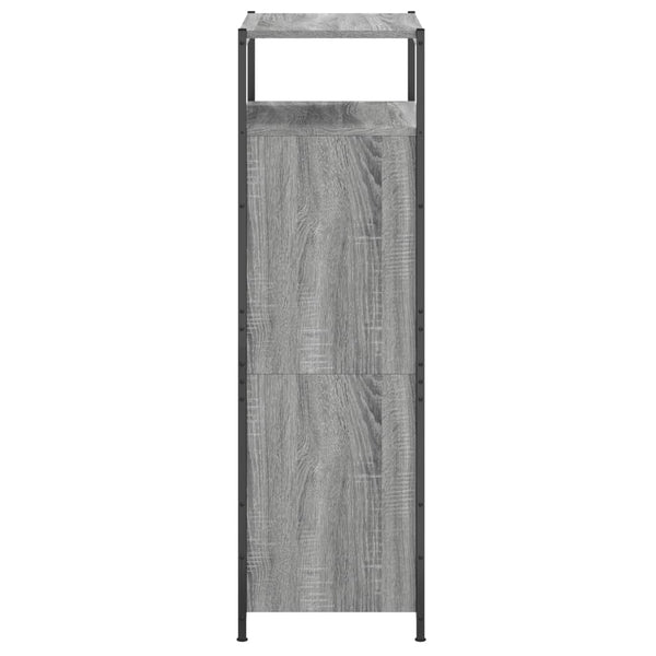 Schuhschrank Grau Sonoma 60 cm