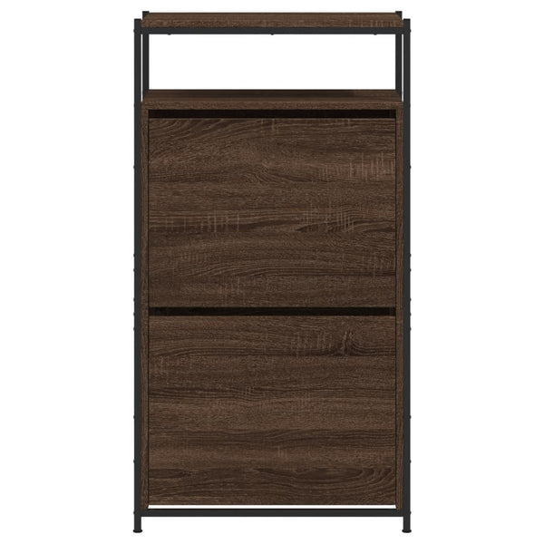 Schuhschrank Braun Eichen-Optik