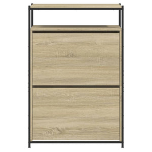 Schuhschrank Sonoma Eiche 75x34x112 cm